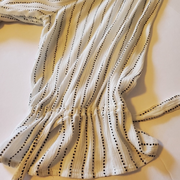 Abercrombie & Fitch Women's V-Neck Front Button Blouse Sz L - Picture 13 of 15